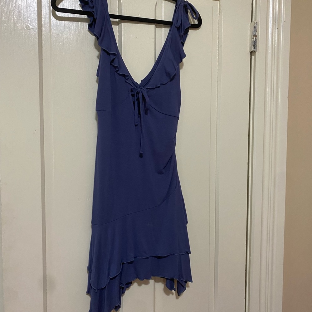 Ruffled jersey sundress